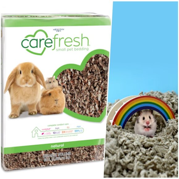 Carefresh Natural Small Pet Bedding 60 liters Guinea Pig Rabbit Hamster - Picture 1 of 7